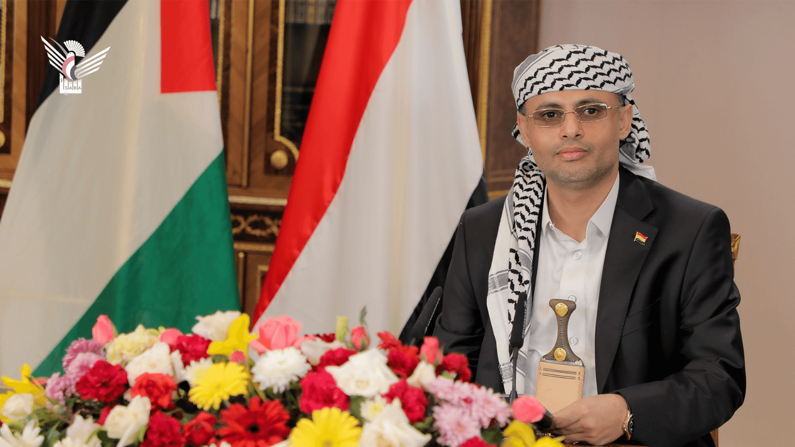 مهدي المشاط، رئيس المجلس السياسي الأعلى لأنصار الحوثيين (سبأ)