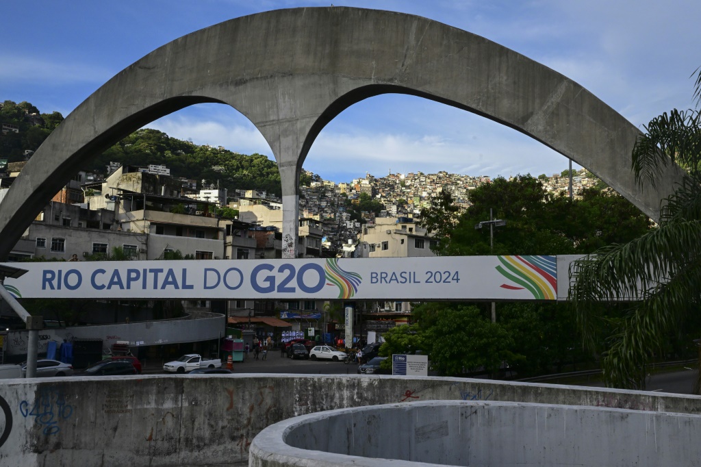 وتتولى البرازيل الرئاسة الدورية لمجموعة العشرين خلفا للهند في ديسمبر 2023 (أ ف ب)   