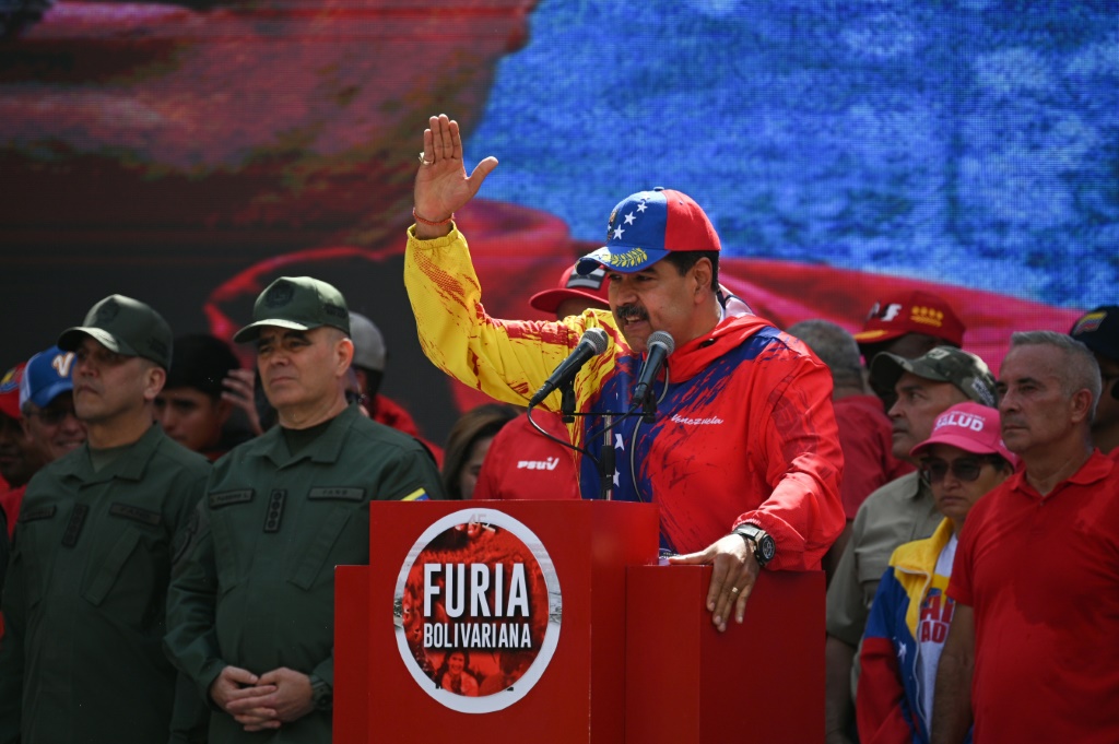 واتهم الرئيس نيكولاس مادورو دويتشه فيله، التي تنشر بلغات متعددة، بإدارة "حملة" إعلامية ضد فنزويلا. (أ ف ب)    