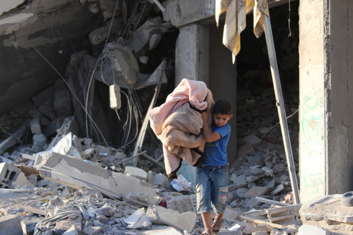تفاقم معاناة الأطفال في قطاع غزة جراء العدوان الإسرائيلي(مواقع التواصل)