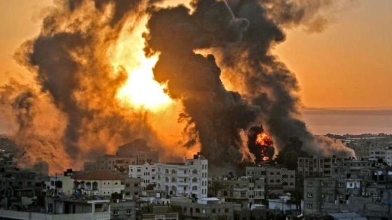 قصف للاحتلال الإسرائيلي على غزة(الاناضول)