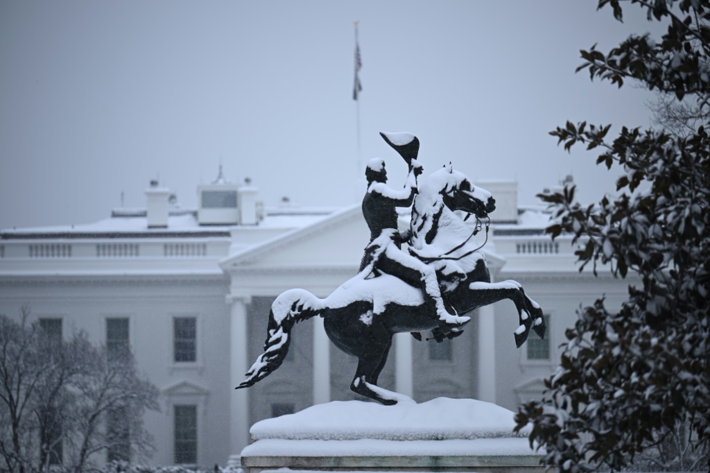 صورة مؤرخة في 19 كانون الثاني/يناير 2024 للبيت الأبيض في واشنطن (ا ف ب)