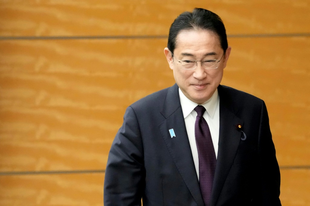 رئيس الوزراء الياباني فوميو كيشيدا (ا ف ب)