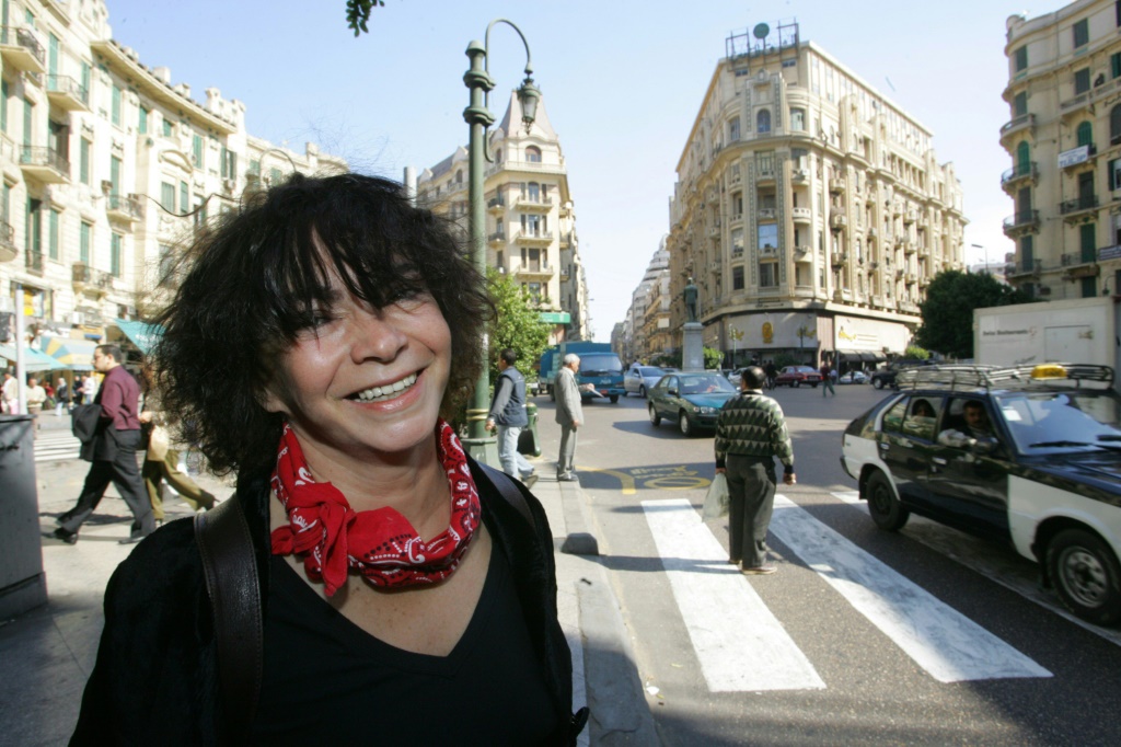 المخرجة اللبنانية  جوسلين صعب في القاهرة في 8 تشرين الثاني/نوفمبر 2006 (ا ف ب)