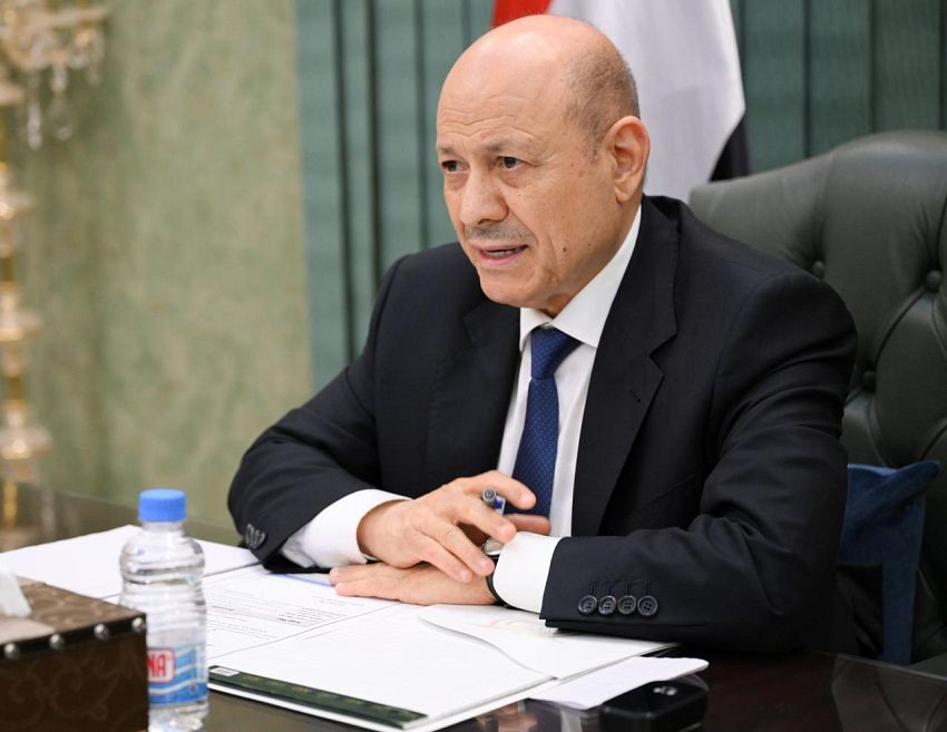 الدكتور رشاد محمد العليمي رئيس مجلس القيادة الرئاسي اليمني (سبأ)