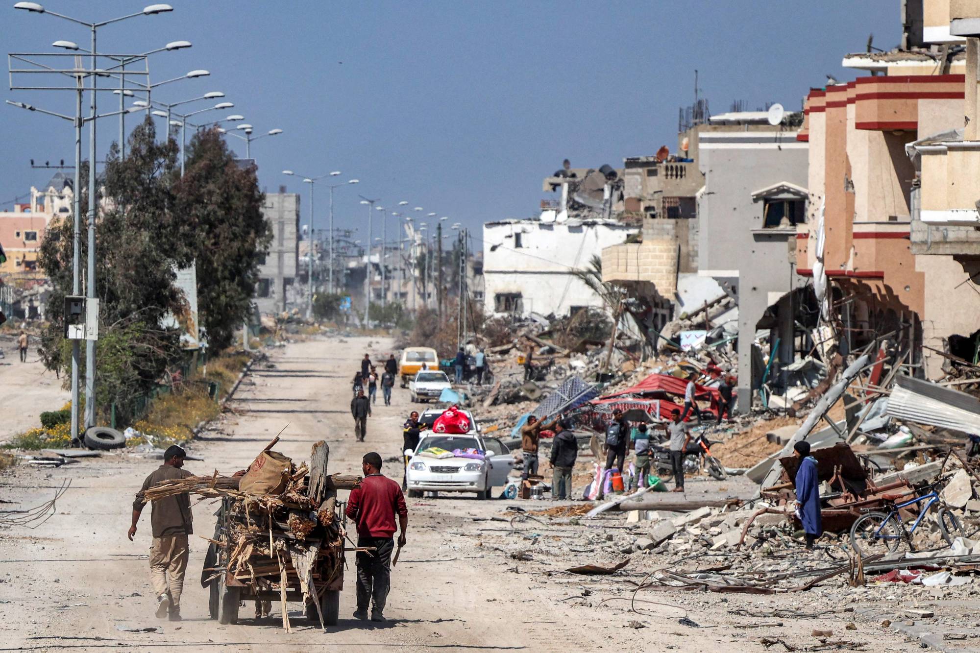 أكثر من مليون من سكان غزة فرّوا من الشمال خلال الأشهر الأولى من القتال (أ.ف.ب)