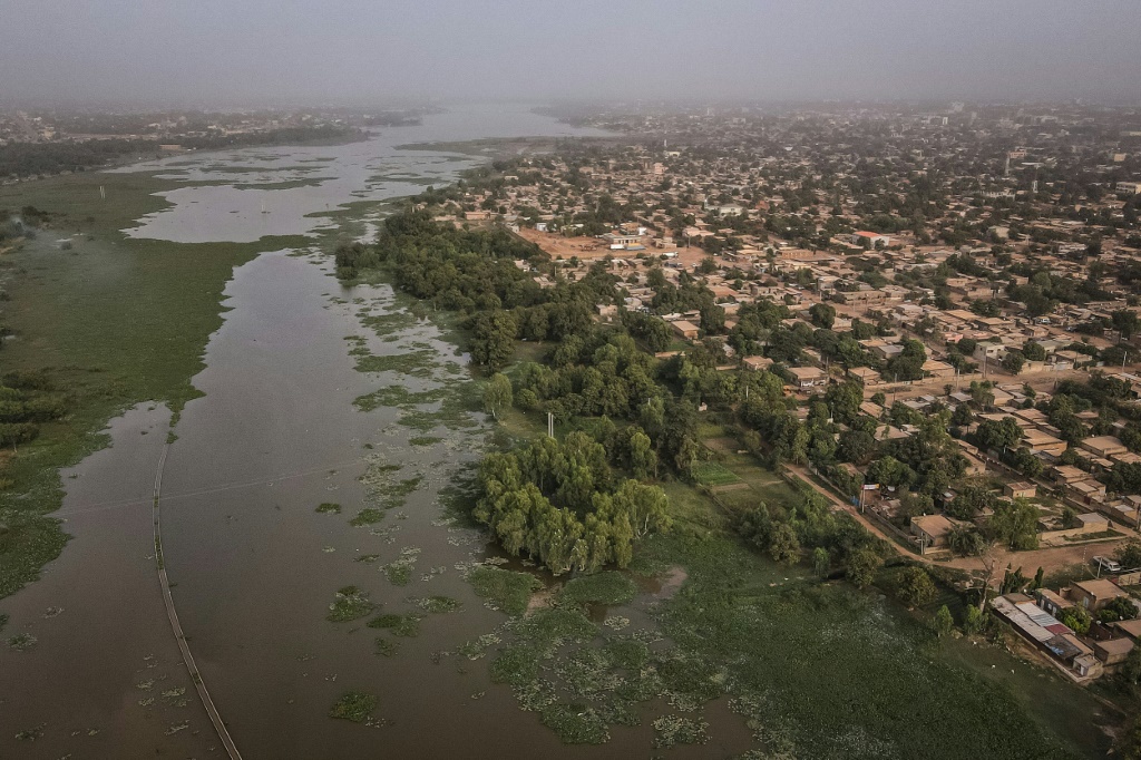 لقطة من الجو لواغادوغو عاصمة بوركينا فاسو في 05 تشرين الثاني/نوفمبر 2020 (ا ف ب)