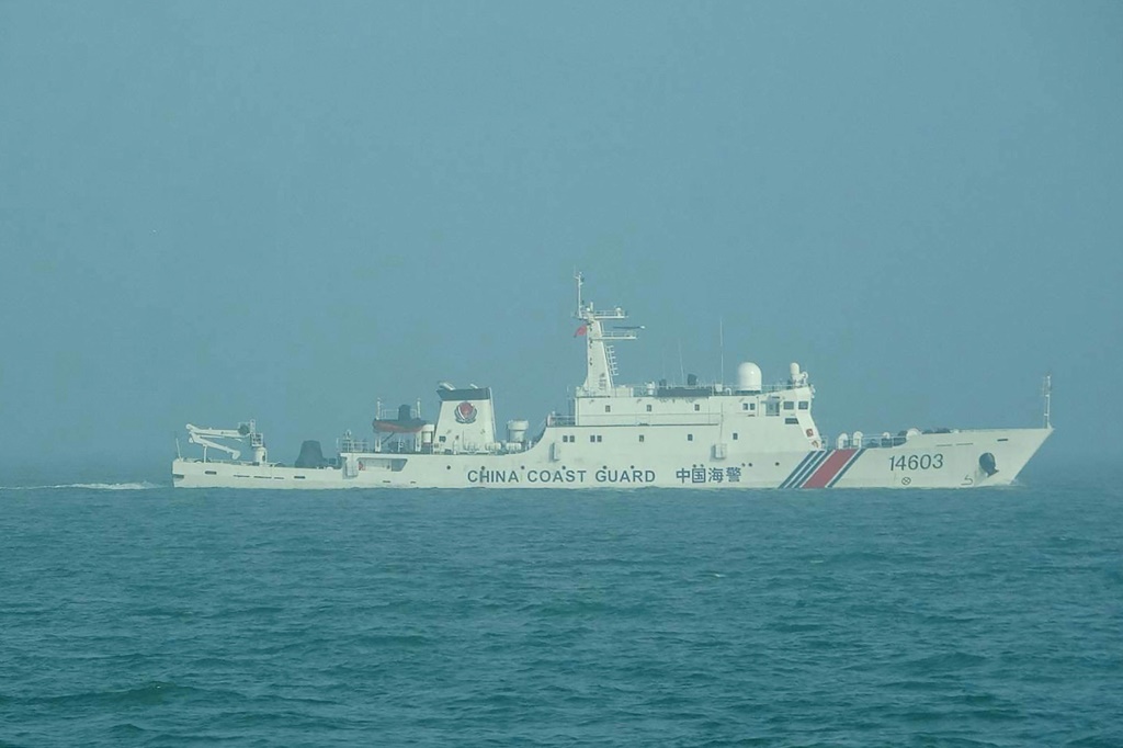 وقالت تايبيه إن أربع سفن تابعة لخفر السواحل الصيني أبحرت إلى المياه 