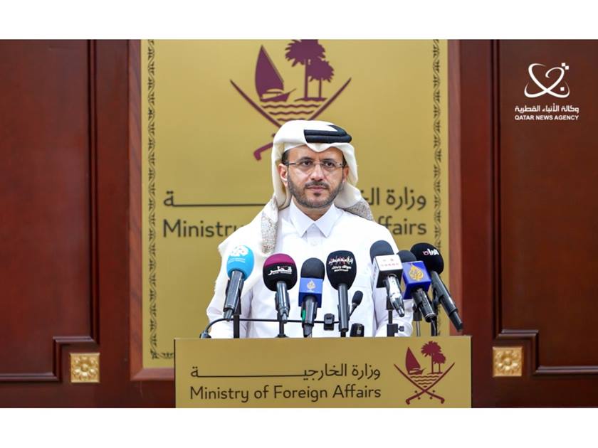 الدكتور ماجد بن محمد الأنصاري المتحدث الرسمي لوزارة الخارجية القطرية (قنا)