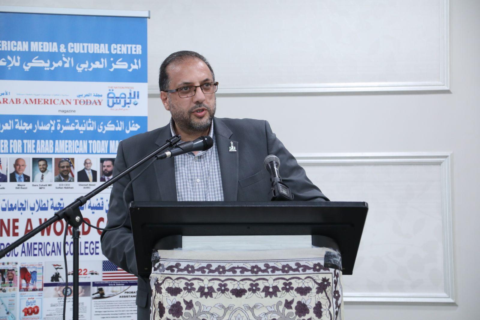 أ. سفيان نبهان المدير التنفيذي للمركز الاسلامي في ديترويت (الأمة برس)