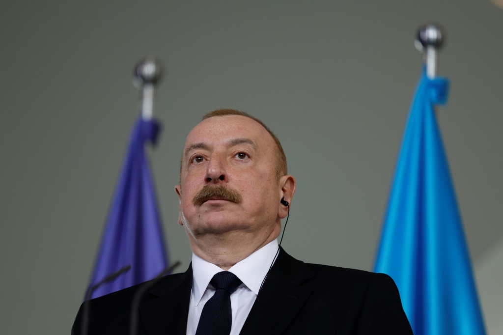 الرئيس الأذربيجاني إلهام علييف (أ ف ب)