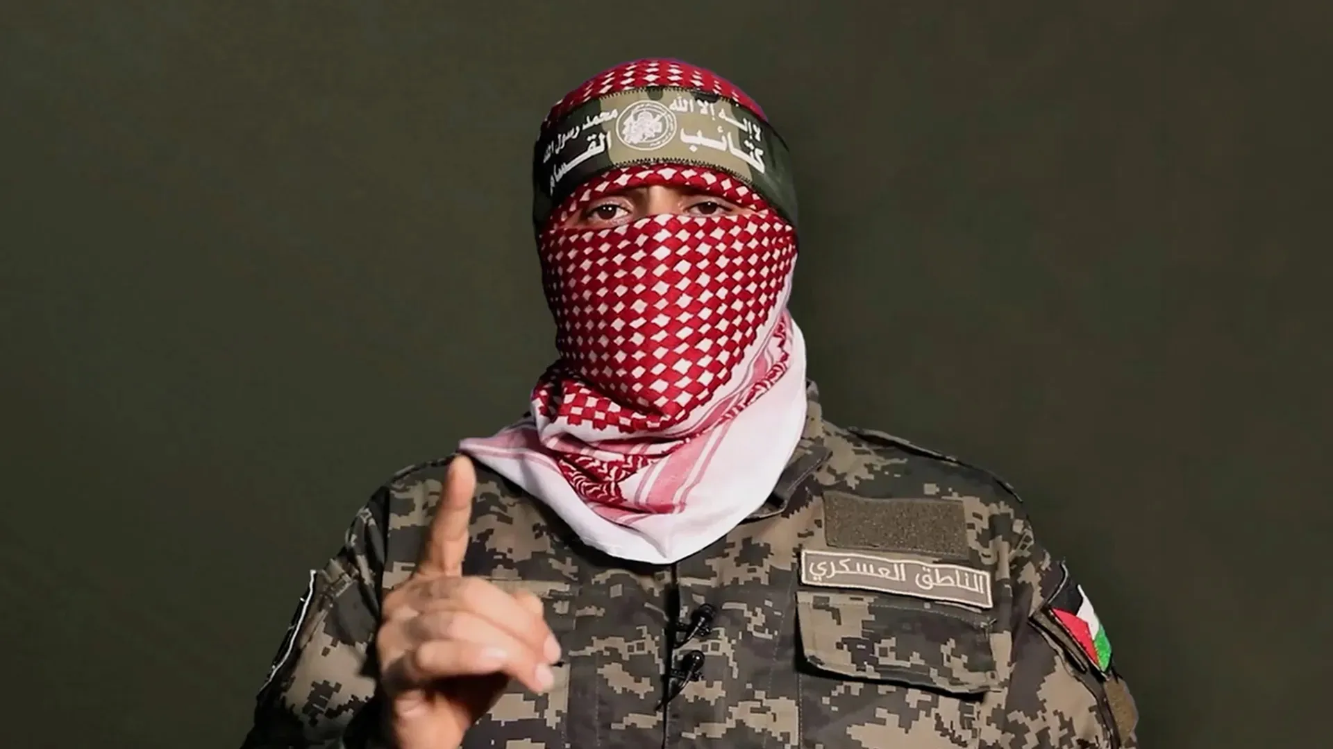 الناطق العسكري باسم القسام أبو عبيدة (اعلام فلسطيني)