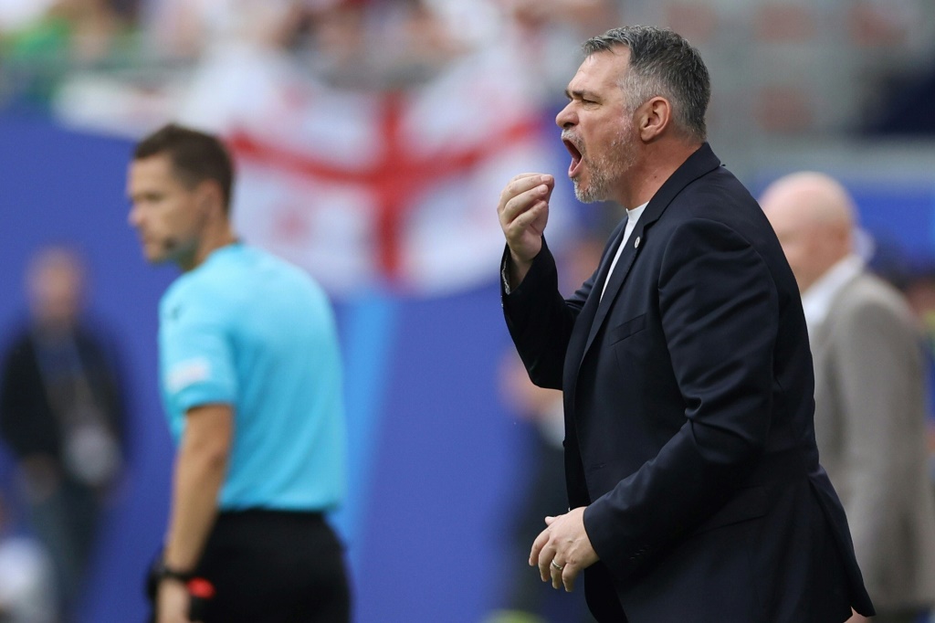 يملك المنتخب الجورجي بقيادة مدربه الفرنسي ويلي سانيول فرصة ذهبية للتأهل الى الدور ثمن النهائي في كأس اوروبا 2024 لكرة الفدم (ا ف ب)