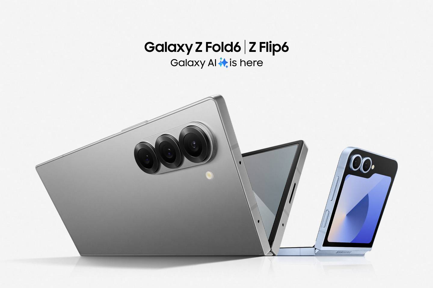 الهواتف القابلة للطي: «Galaxy Z Fold 6» و«Z Flip 6»