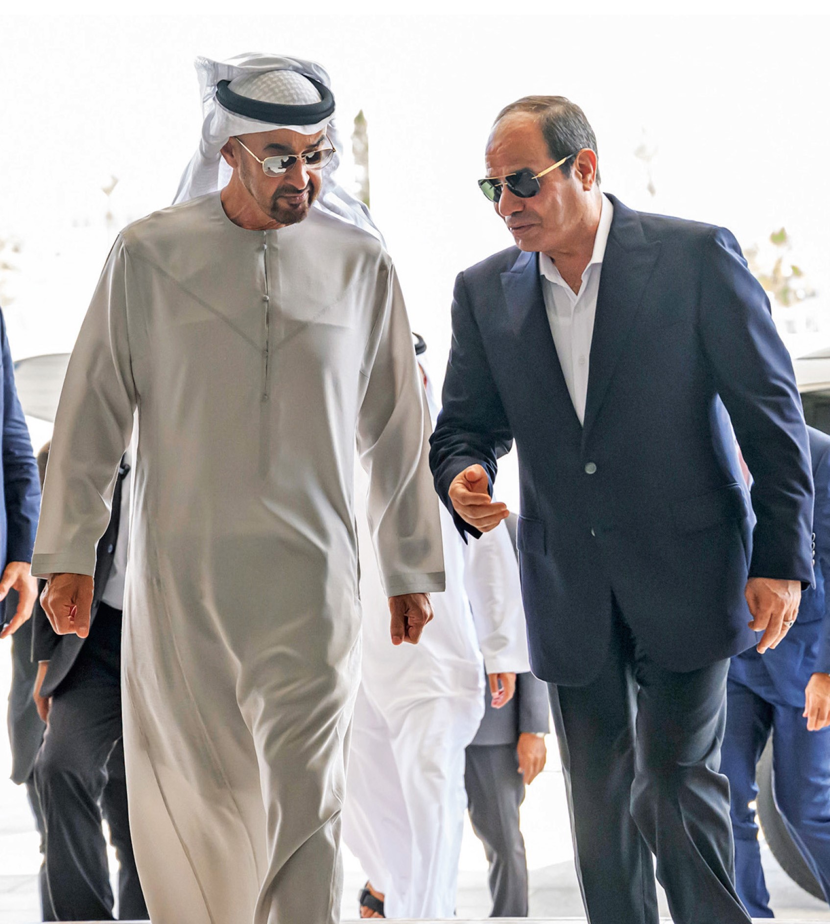 الرئيسان المصري والاماراتي (وام)
