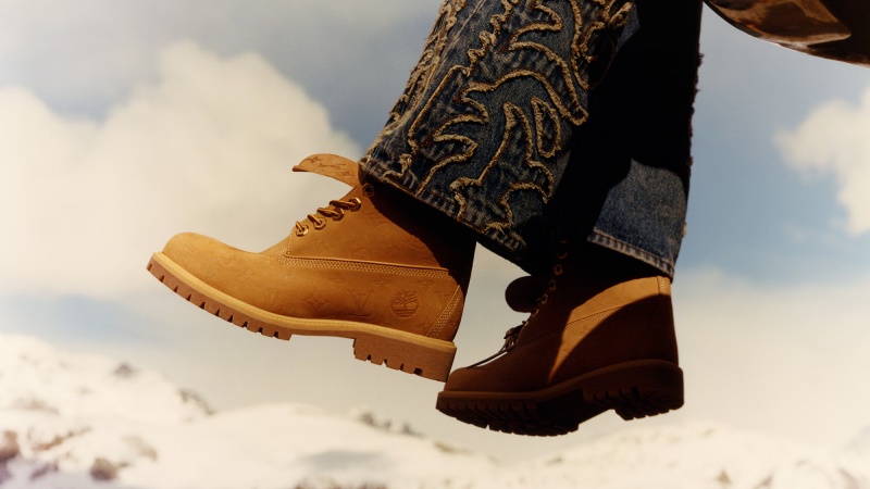 تعاون فريد: Louis Vuitton وTimberland تطلقان مجموعة أحذية استثنائية (الرجل)