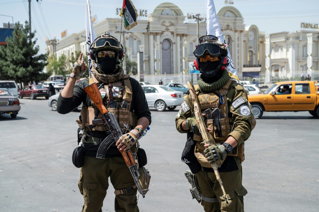    عناصر أمن تابعين لطالبان في كابول في 13 آب/أغسطس 2024 (أ ف ب)   