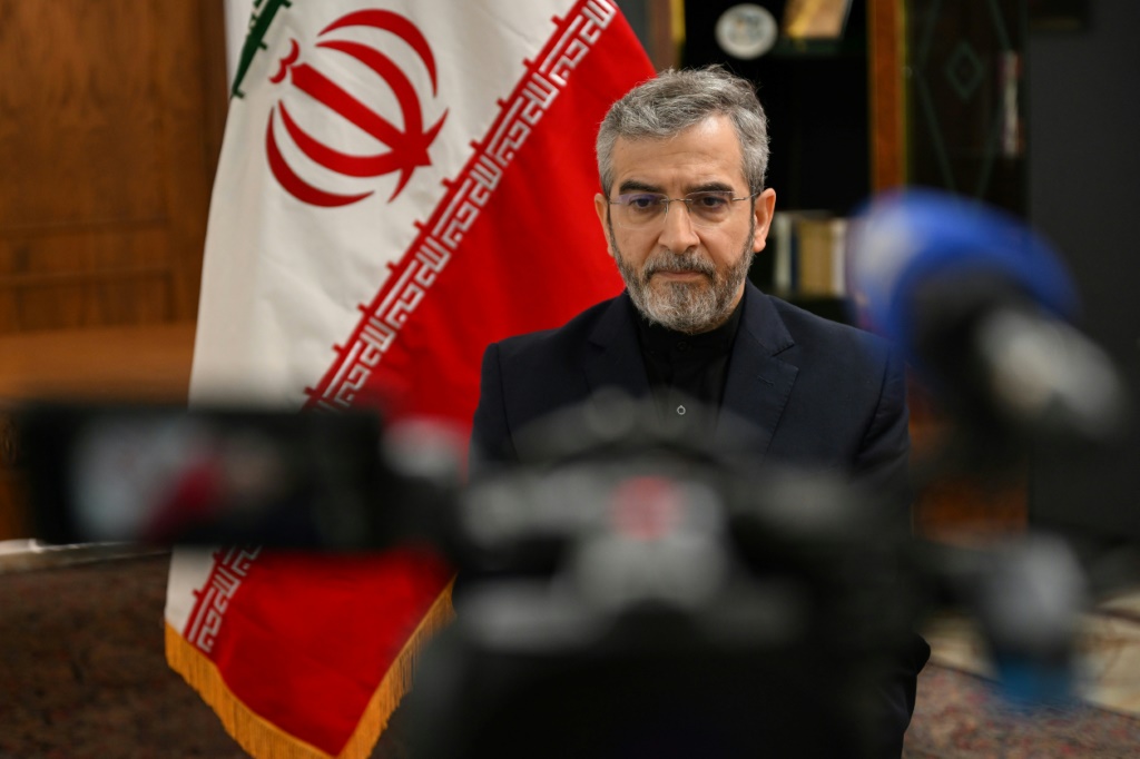 عباس عراقجي خلال جلسة للبرلمان في طهران في 17 آب/أغسطس 2024 (أ ف ب)   