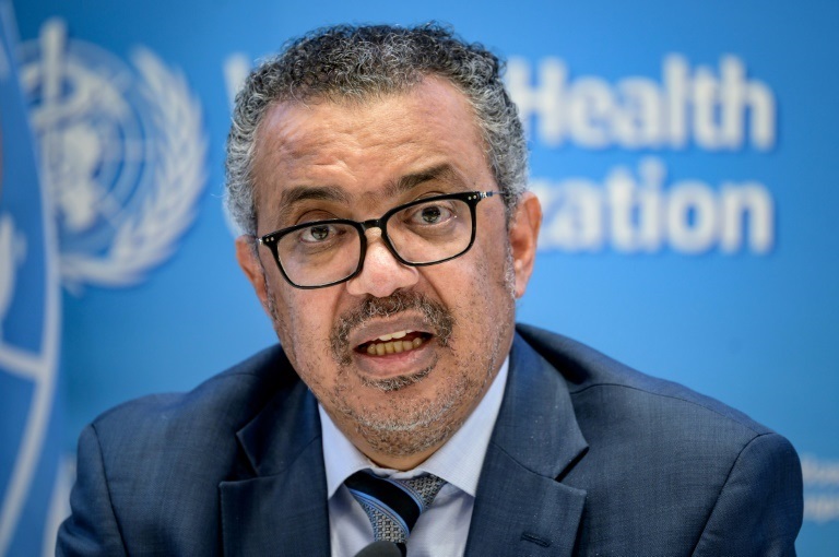  المدير العام لمنظمة الصحة العالمية تيدروس أدهانوم غيبريسوس (أ ف ب)