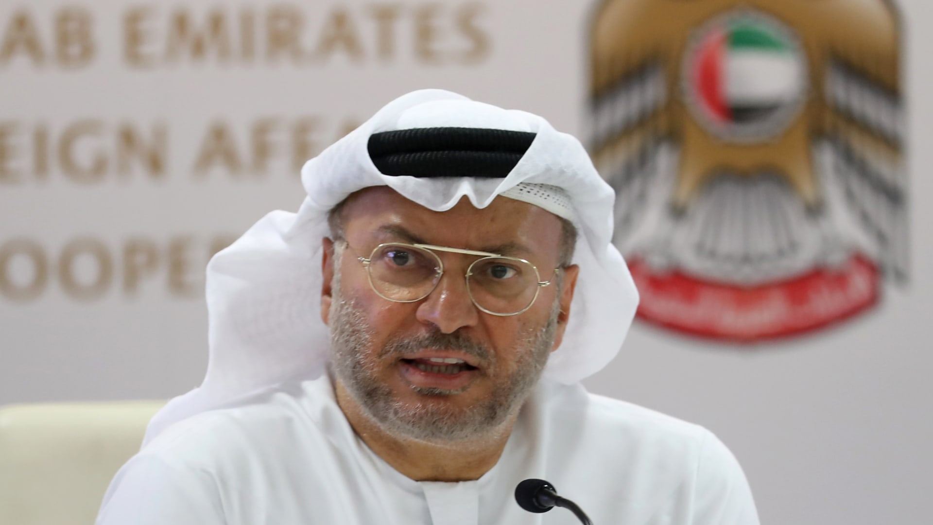  الدكتور أنور بن محمد قرقاش، المستشار الدبلوماسي للرئيس الاماراتي (وام)