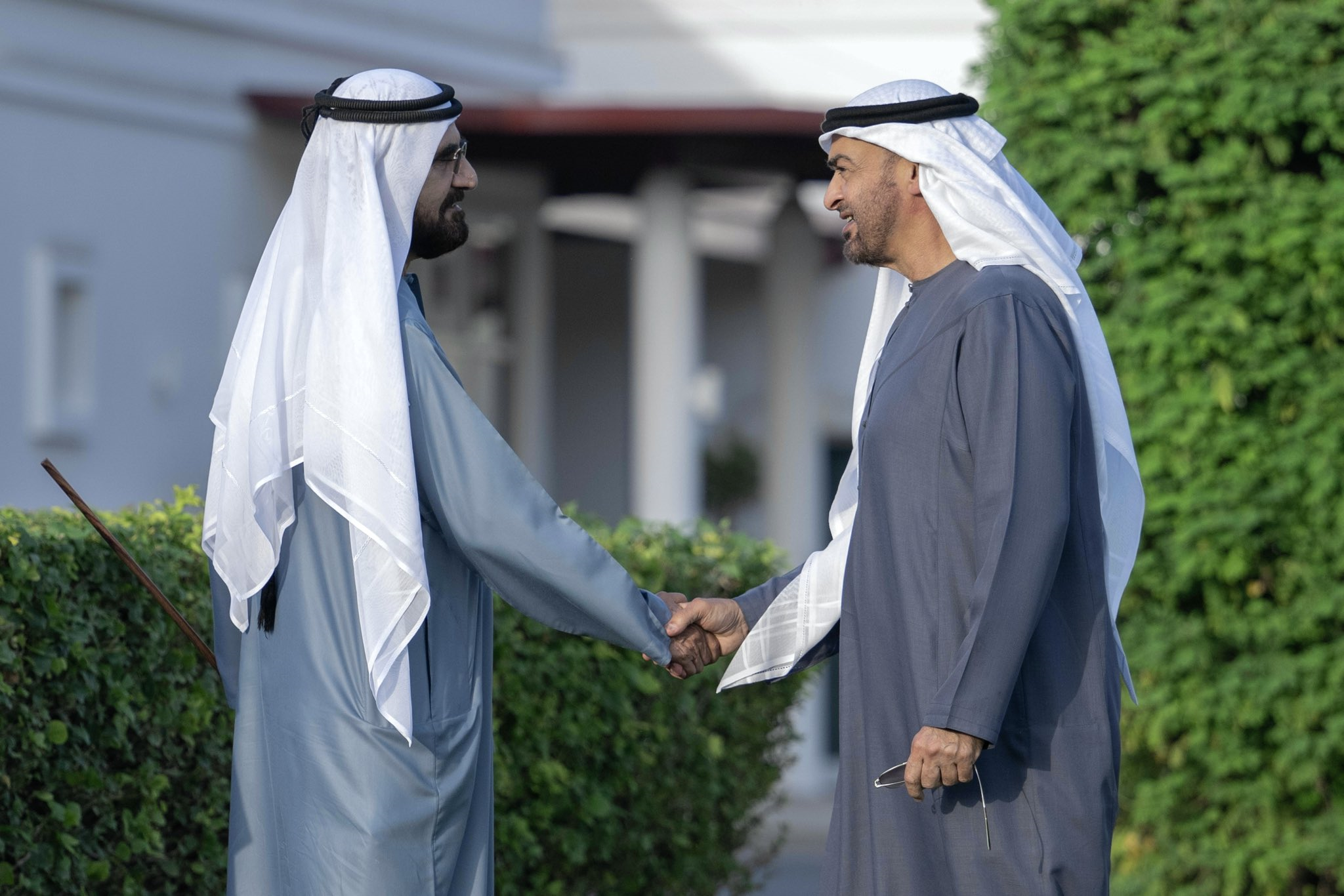 الشيخ محمد بن زايد آل نهيان والشيخ محمد بن راشد آل مكتوم (وام)