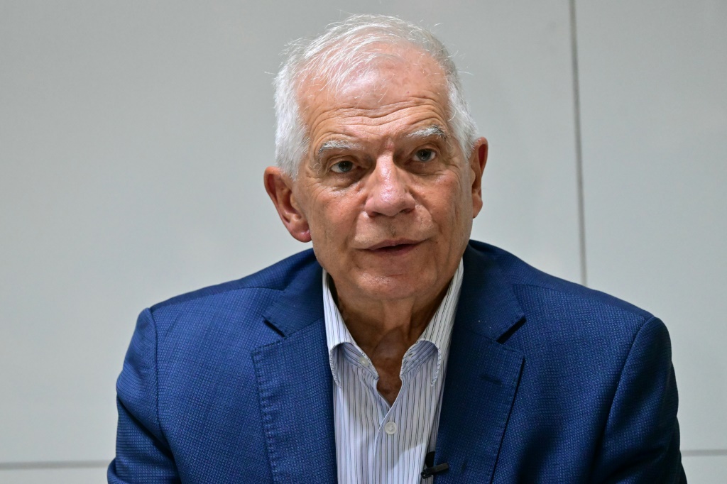 جوزيف بوريل: "لذا فإن الأمر لا يتعلق بالانتظار حتى الغد. فالغد قد فات الأوان بالفعل". (أ ف ب)   