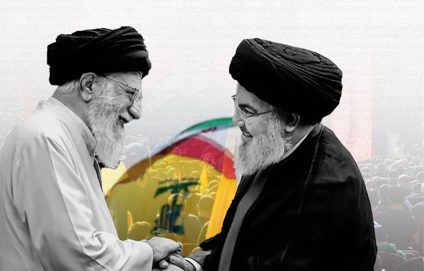 نصر الله وخامنئي (جرافيك)