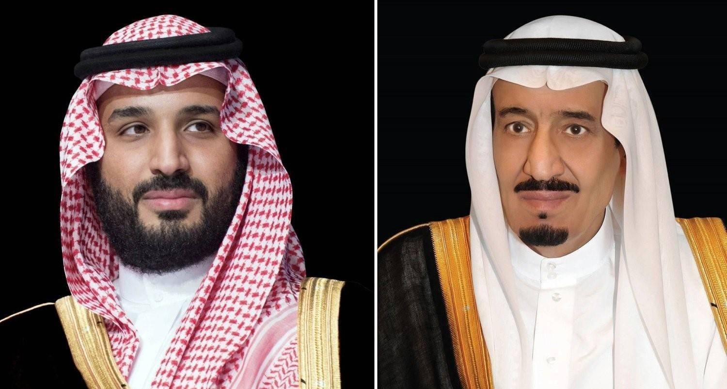 الملك سلمان بن عبد العزيز والأمير محمد بن سلمان ولي العهد السعودي (واس)