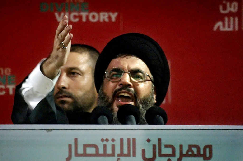  الأمين العام لحزب الله حسن نصر الله (أ ف ب)