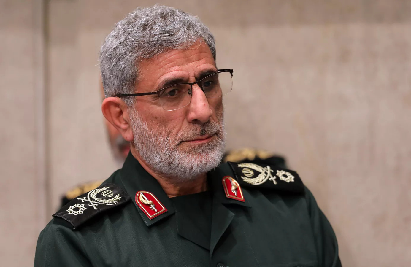  العميد إسماعيل قاآني، قائد فيلق القدس الإيراني، التابع للحرس الثوري (أ ف ب)