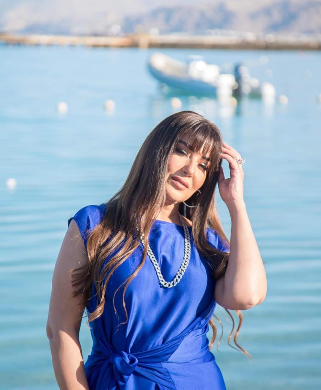 سمية الخشاب الصورة من حسابها على فيسبوك 