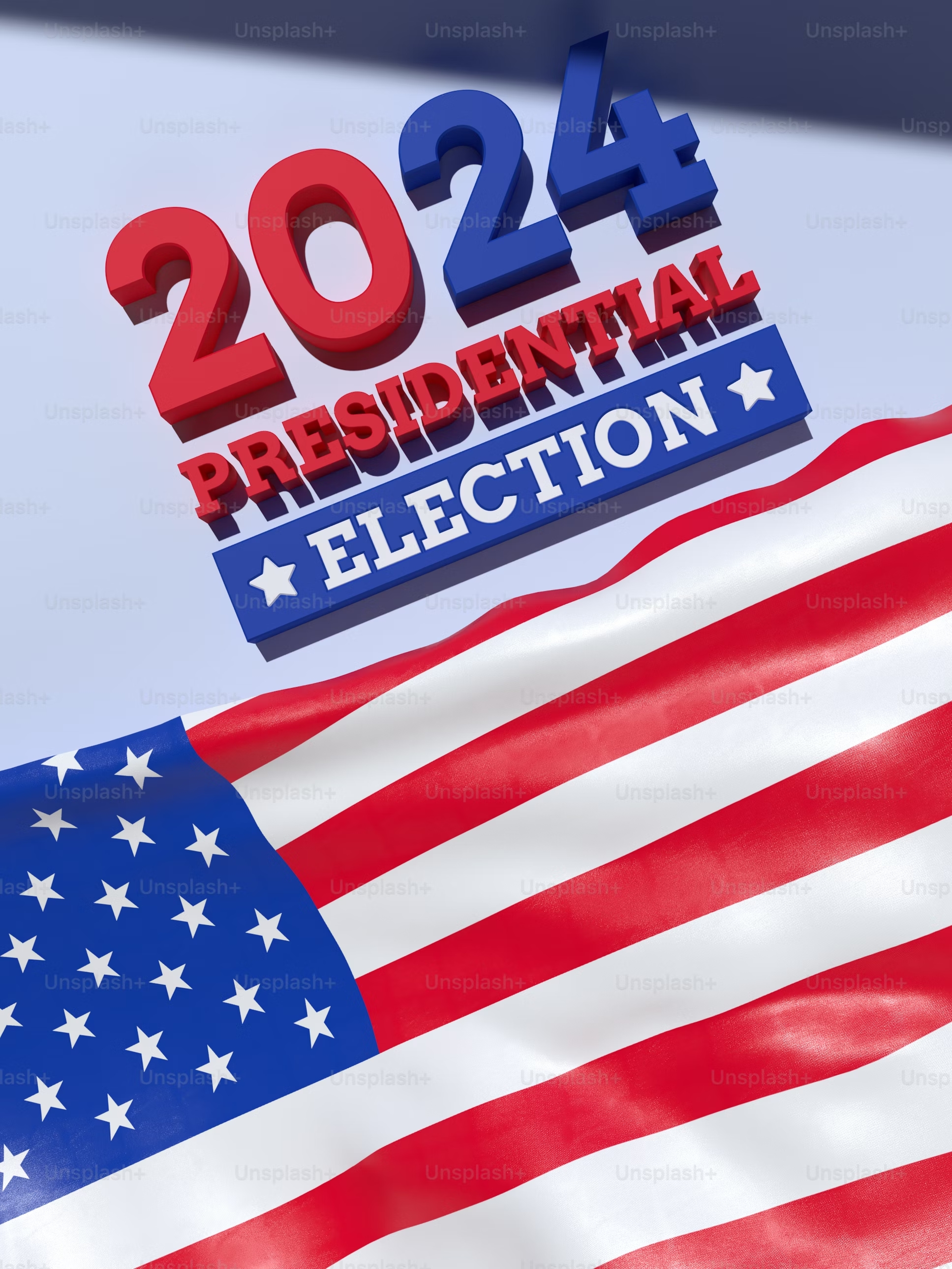 شعار انتخابات 2024 الامريكية (أونسبلاش)
