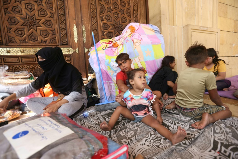 تسبب العدوان الإسرائيلي على لبنان في نزوح ما يقرب من 1.2 مليون شخص(أ ف ب)