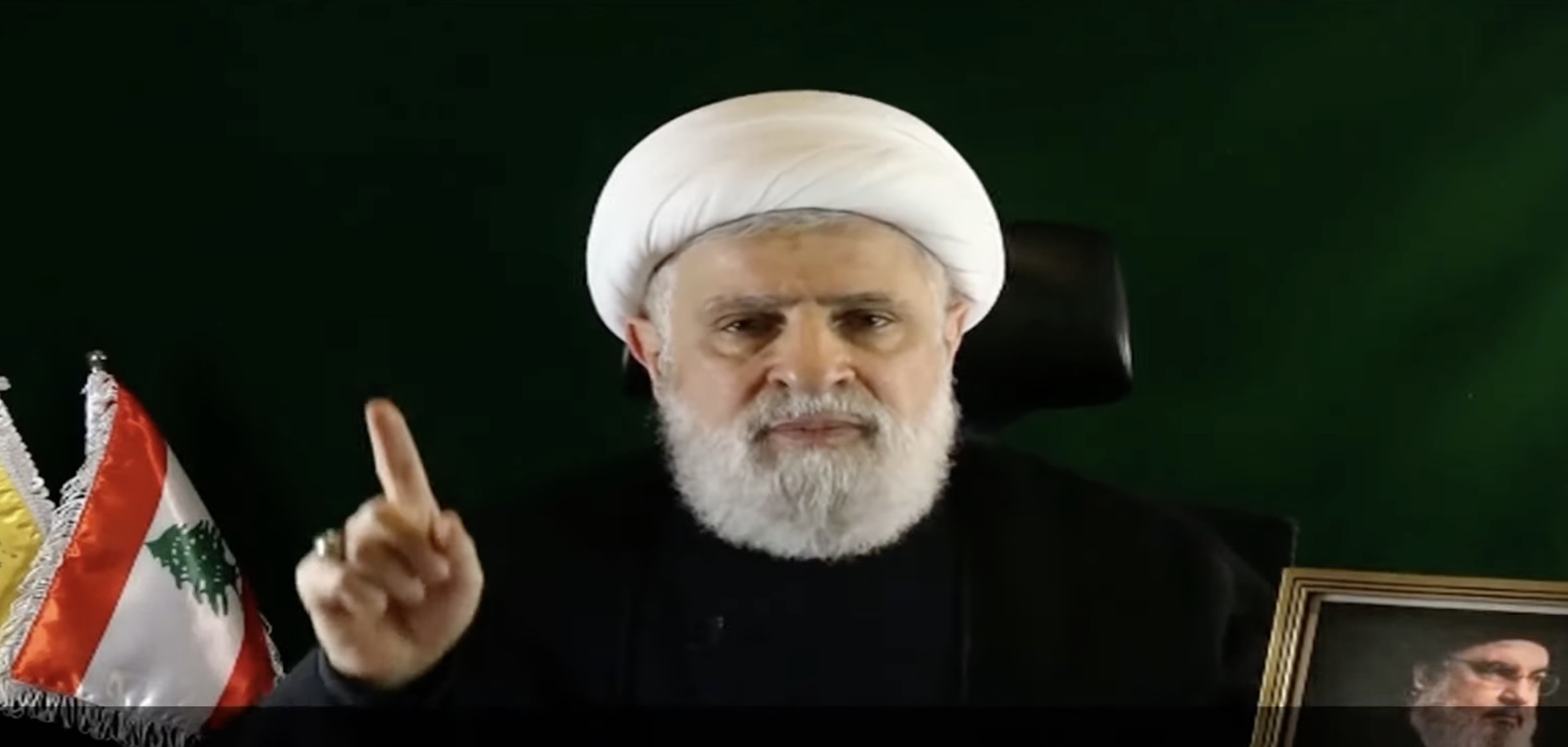  نائب الأمين العام لحزب الله، الشيخ نعيم قاسم (لقطة شاشة)