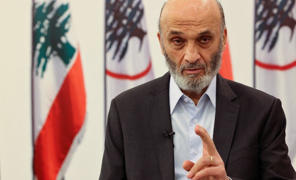 سمير جعجع رئيس حزب «القوات اللبنانية» (أ ف ب)