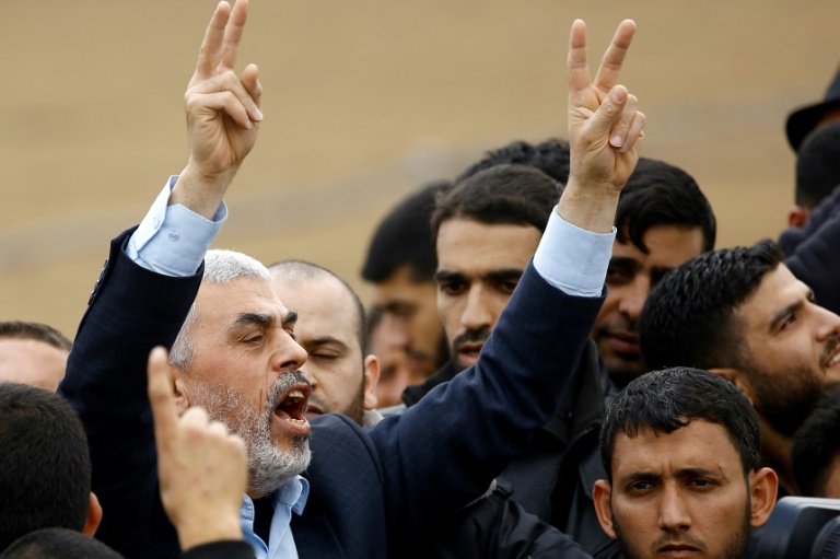 الشهيد يحيى السنوار (ا ف ب) 