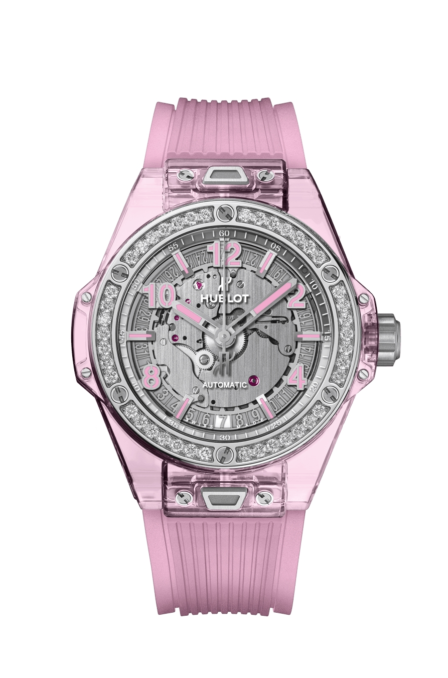 ساعة (Big Bang One Click Pink Sapphire).. من (Hublot)