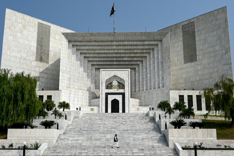 مبنى المحكمة العليا الباكستانية في إسلام آباد في 23 تشرين الأول/أكتوبر 2024 (أ ف ب)