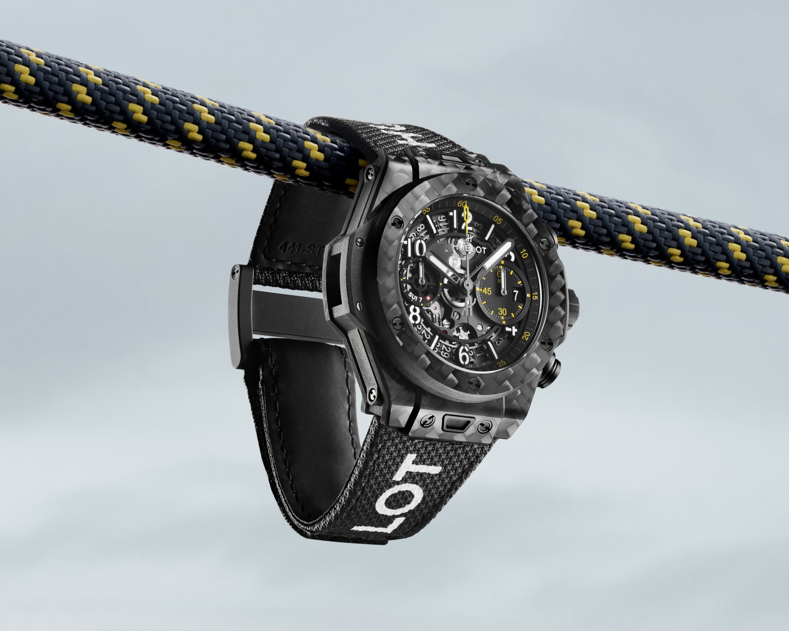 ساعة Hublot الجديدة مزودة بحزام منسوج - المصدر: Hublot