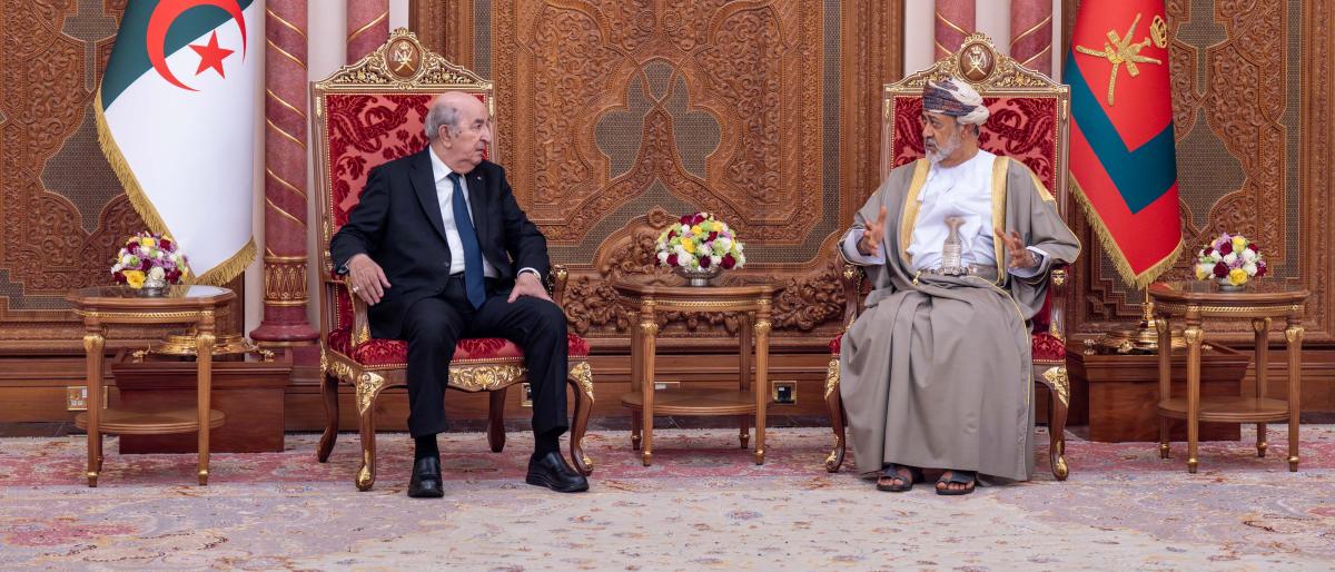 سلطان عمان والرئيس الجزائري (العمانية)