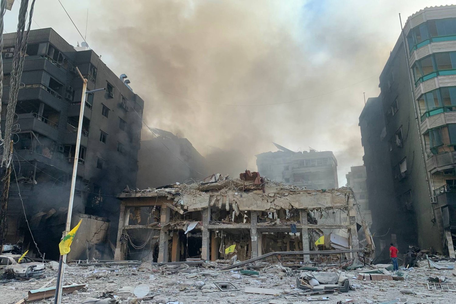 الطيران الحربي الإسرائيلي يواصل شنّ غاراته… وصولا إلى بلدات لم يشملها الإنذار التحذيري (أ ف ب)