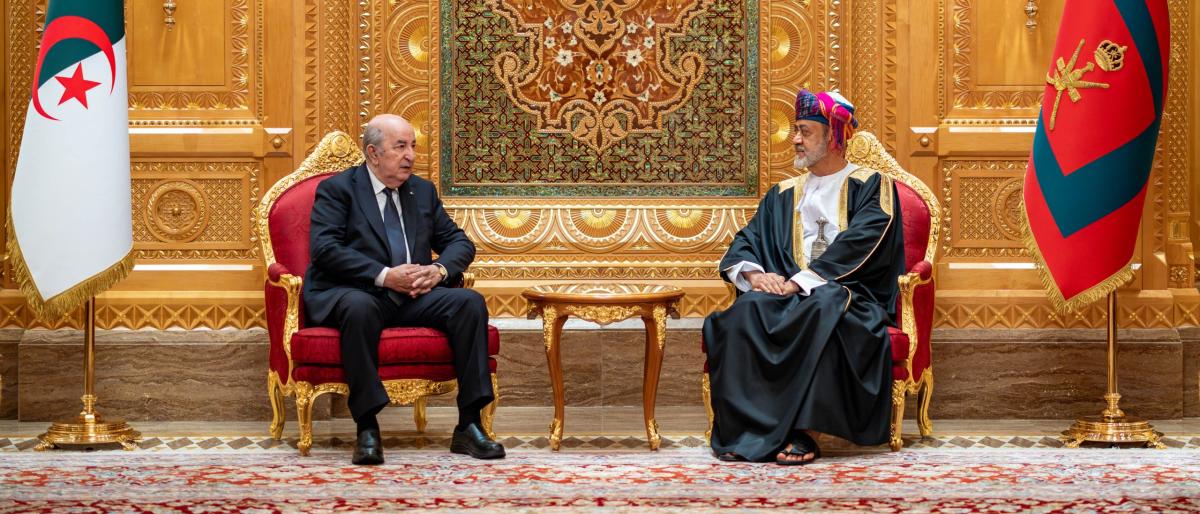 من لقاء سلطان عُمان ورئيس الجزائر (العمانية)