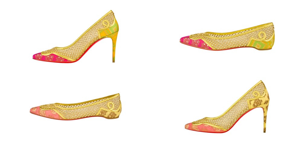 حذاء «Lady Bombay Diwali 85»، وحذاء «Lady Bombay Diwali flat»