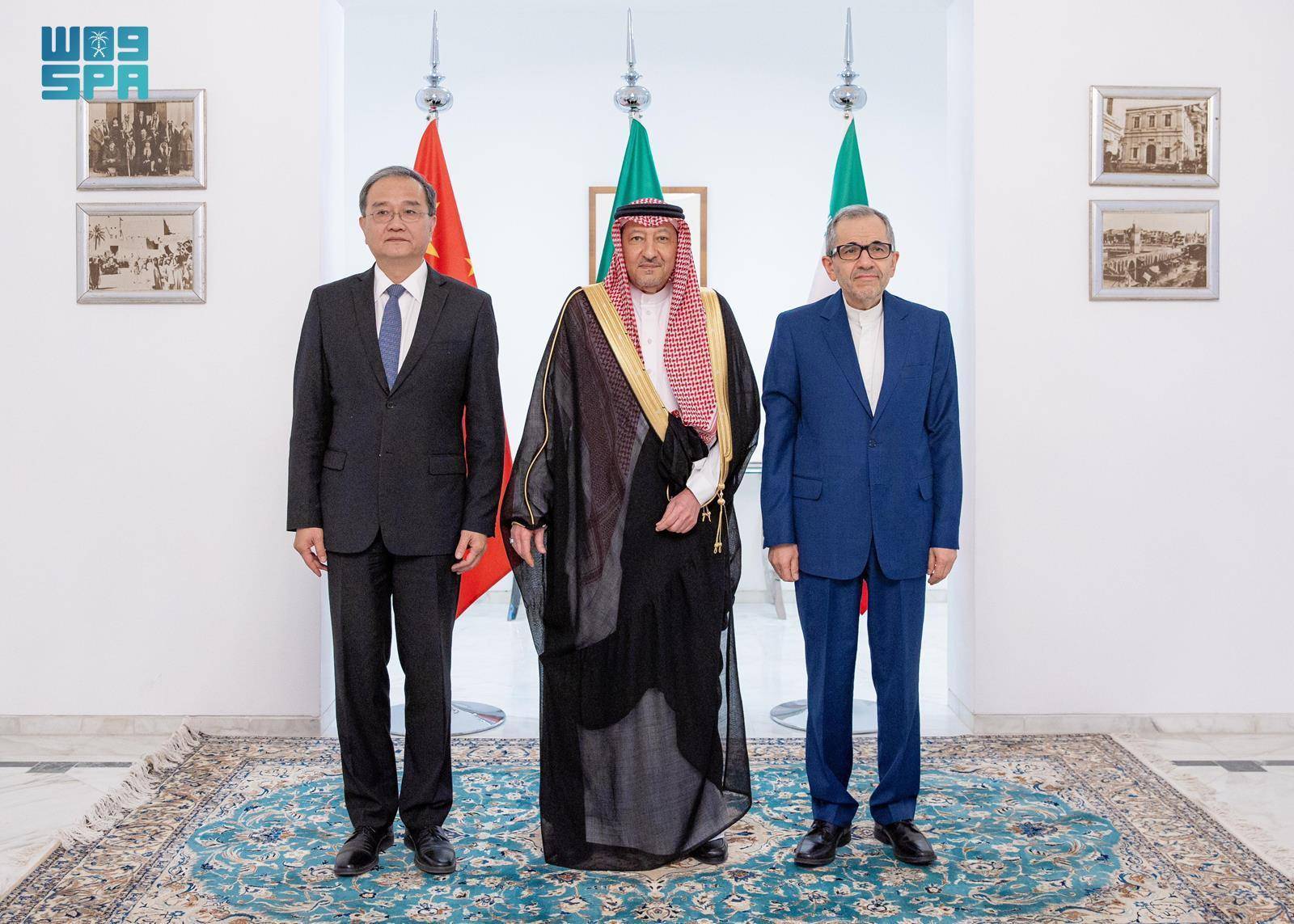الدول الثلاث رحّبت بالتقدم المستمر في العلاقات السعودية الإيرانية (واس)