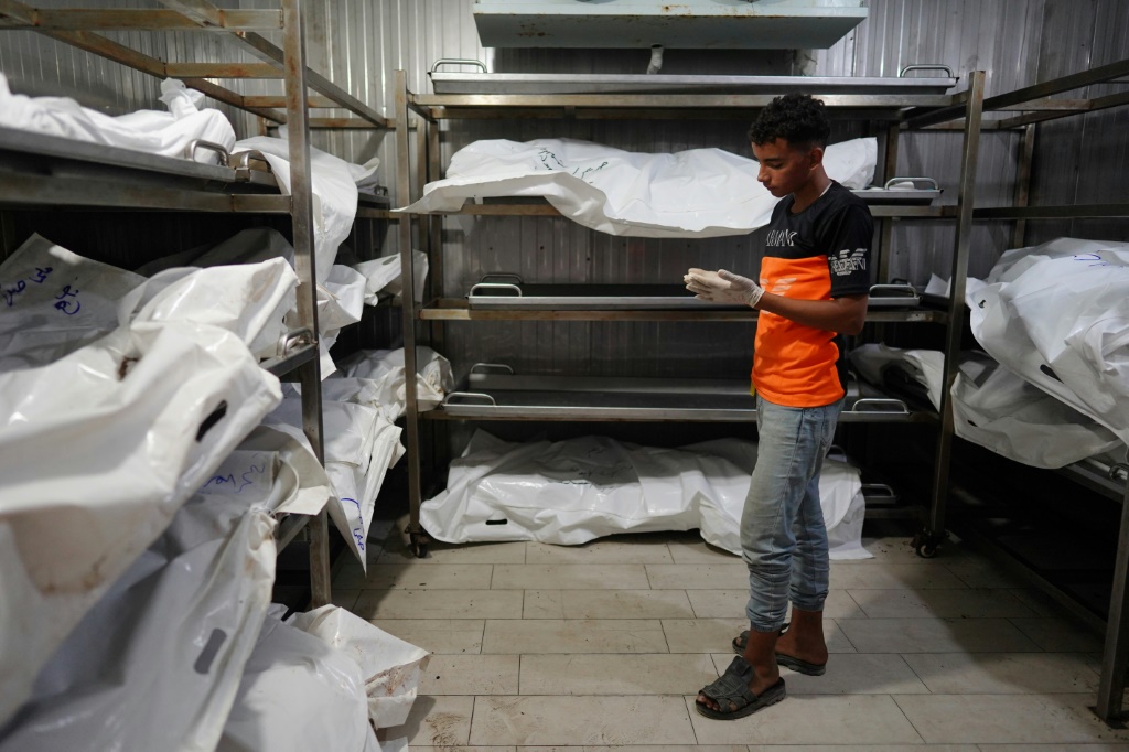 بدعم أمريكي ترتكب إسرائيل منذ 7 أكتوبر 2023، إبادة جماعية في غزة خلفت نحو 149 ألف قتيل وجريح من الفلسطينيين، معظمهم أطفال ونساء (أ ف ب)