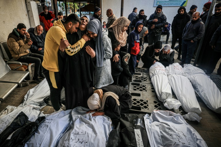 استشهاد 44330 فلسطينيا في العدوان الإسرائيلي على غزة منذ أكتوبر 2023 (أ ف ب)