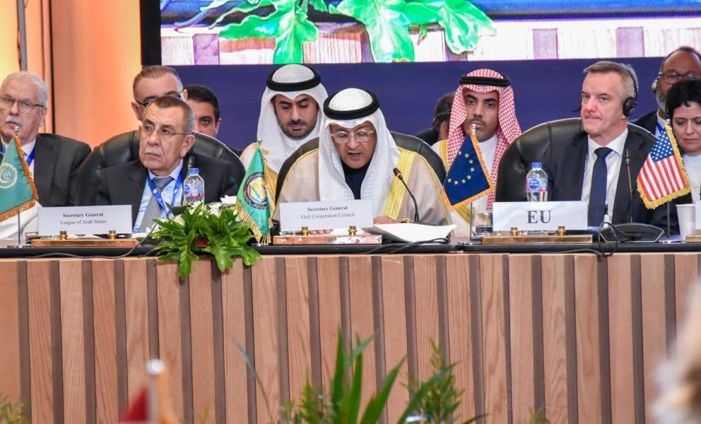 أمين عام مجلس التعاون الخليجي جاسم البديوي (حساب مجلس التعاون على منصة إكس)