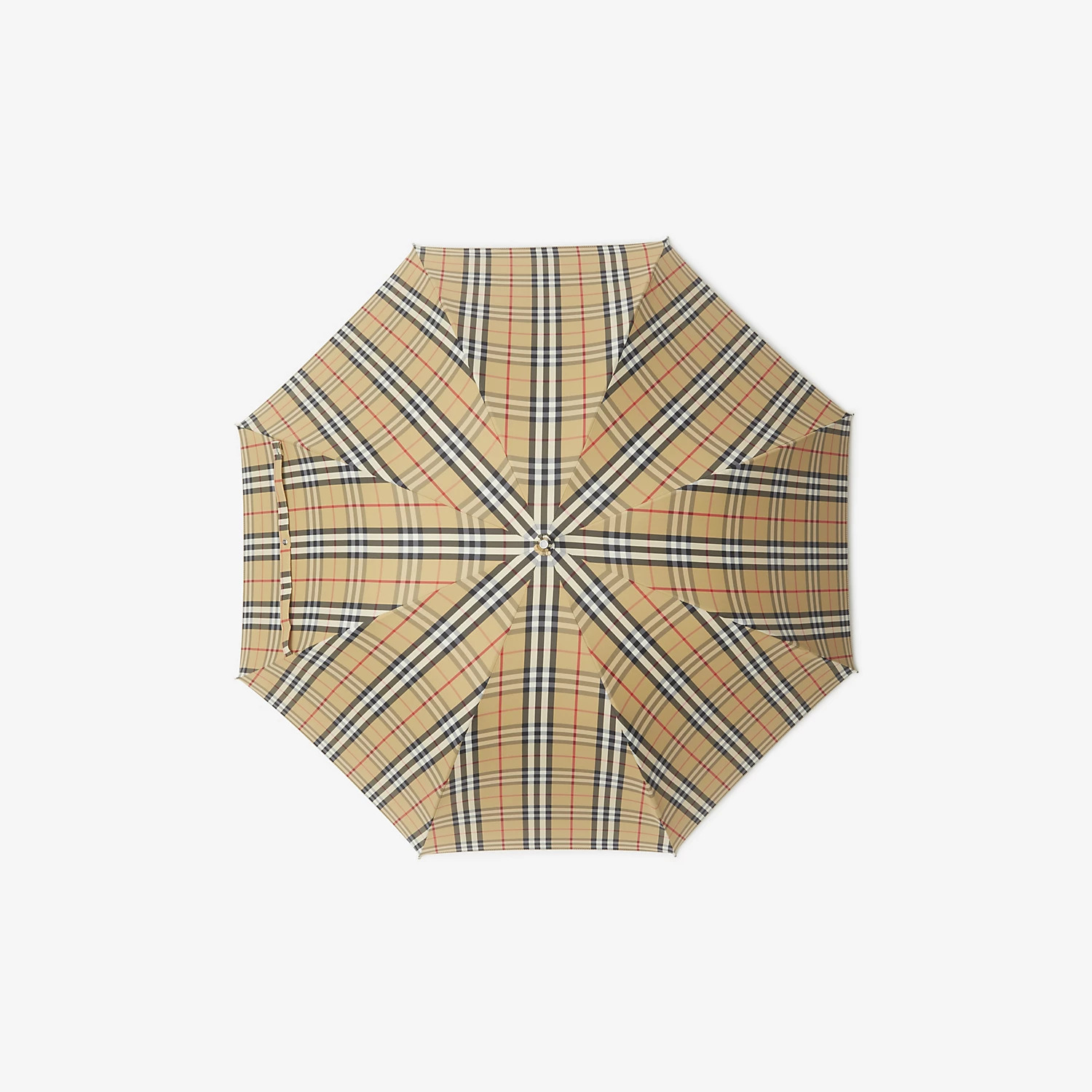 طباعة دار Burberry الشهيرة على مظلة أنيقة - المصدر: Burberry