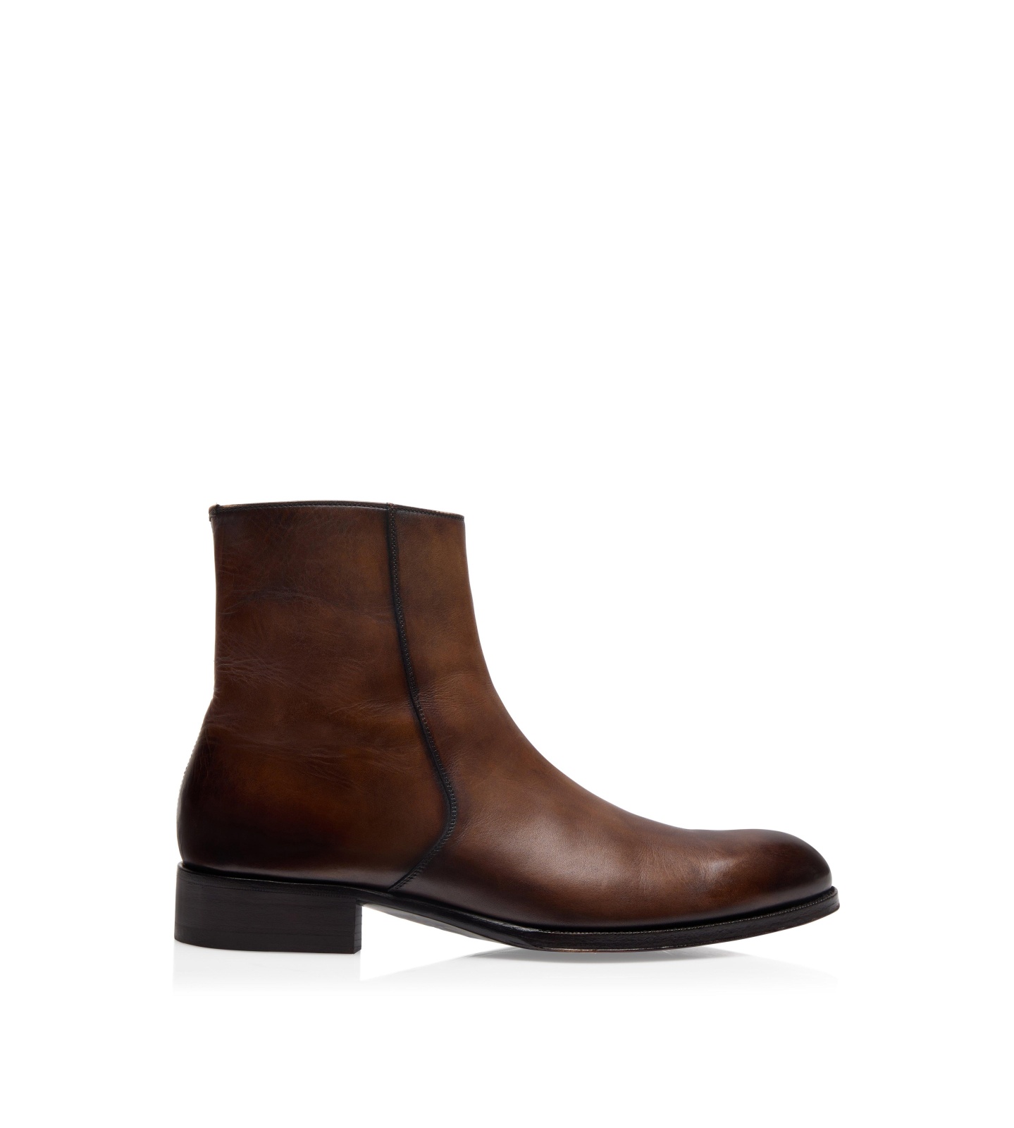 حذاء Chelsea Boots بني - المصدر : Tom Ford