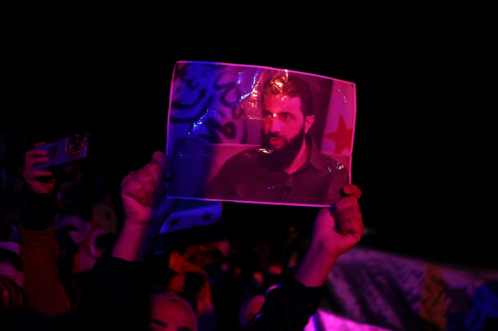 أحمد الشرع الرئيس السوري الانتقالي (أ ف ب)